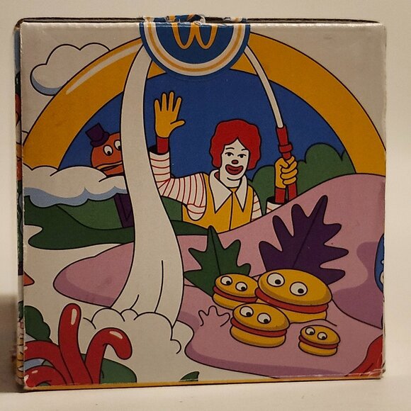 McDonald's 1976-2015 Nanoblock Fries Grimace Glass with Box - Picture 2 of 8